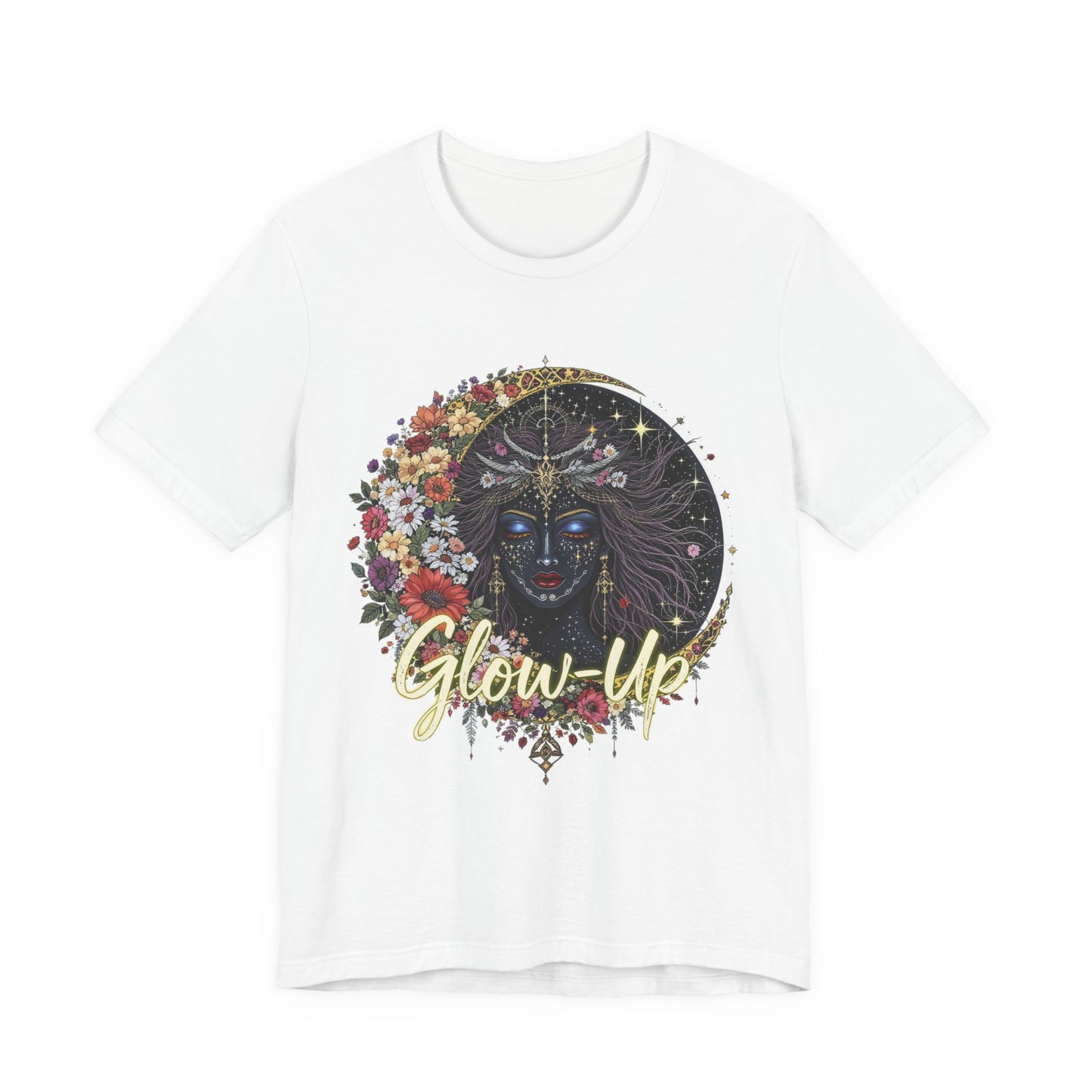 Glow Up Unisex Tee: Positive Vibe Shirt, Inspirational Gift, Women's Fashion, Motivational T-Shirt, Unique Graphic Tee
