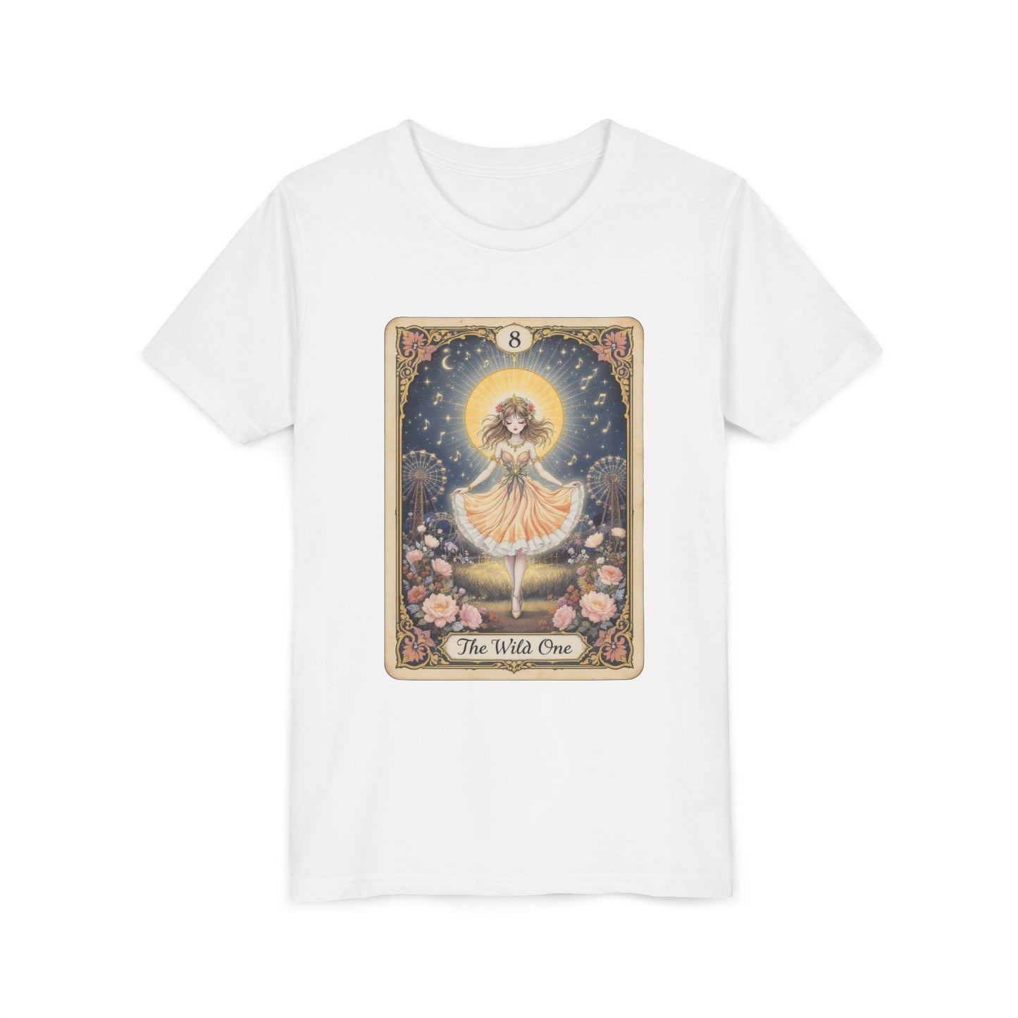 Youth Short Sleeve Tee - Magical Fairy Design, Perfect for Kids' Birthdays, Party Wear, Gift Idea, Daily Wear, Fun Playtime!