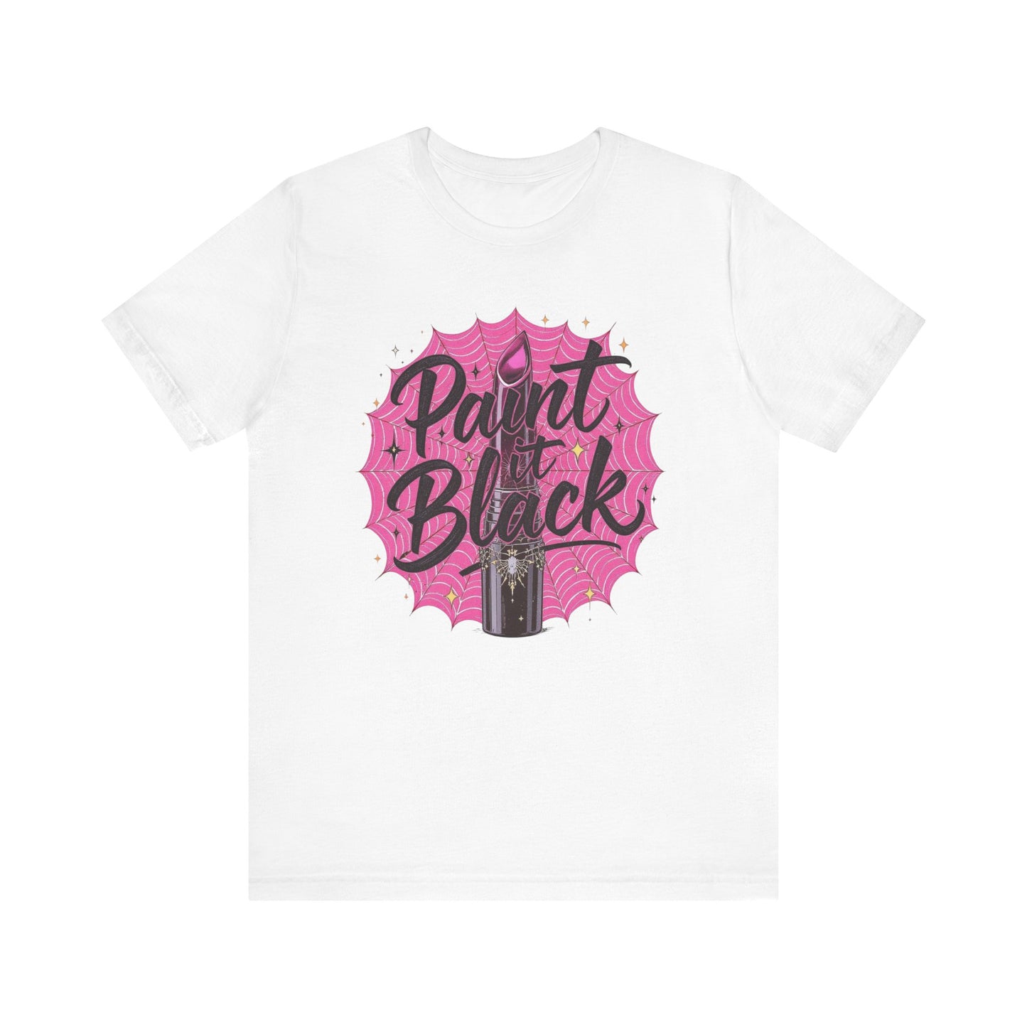 Paint It Black, Chic Artistic Tee, Stylish Graphic T-Shirt, Artsy Gift for Creatives, Casual Wear, Unique Fashion Statement, Art Lover's