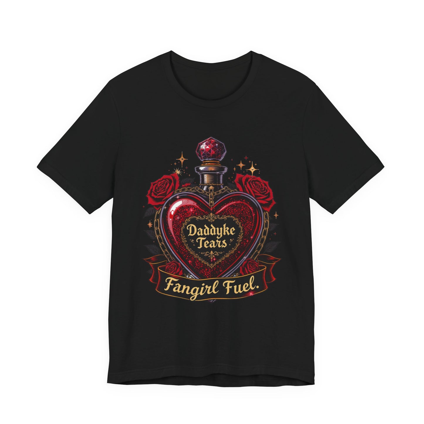 Funny Daddyke Tears Fangirl Fuel Unisex Jersey Short Sleeve Tee, Fangirl Gift, Pop Culture Tee, Gift for Him, Gift for Her, Funny Graphic