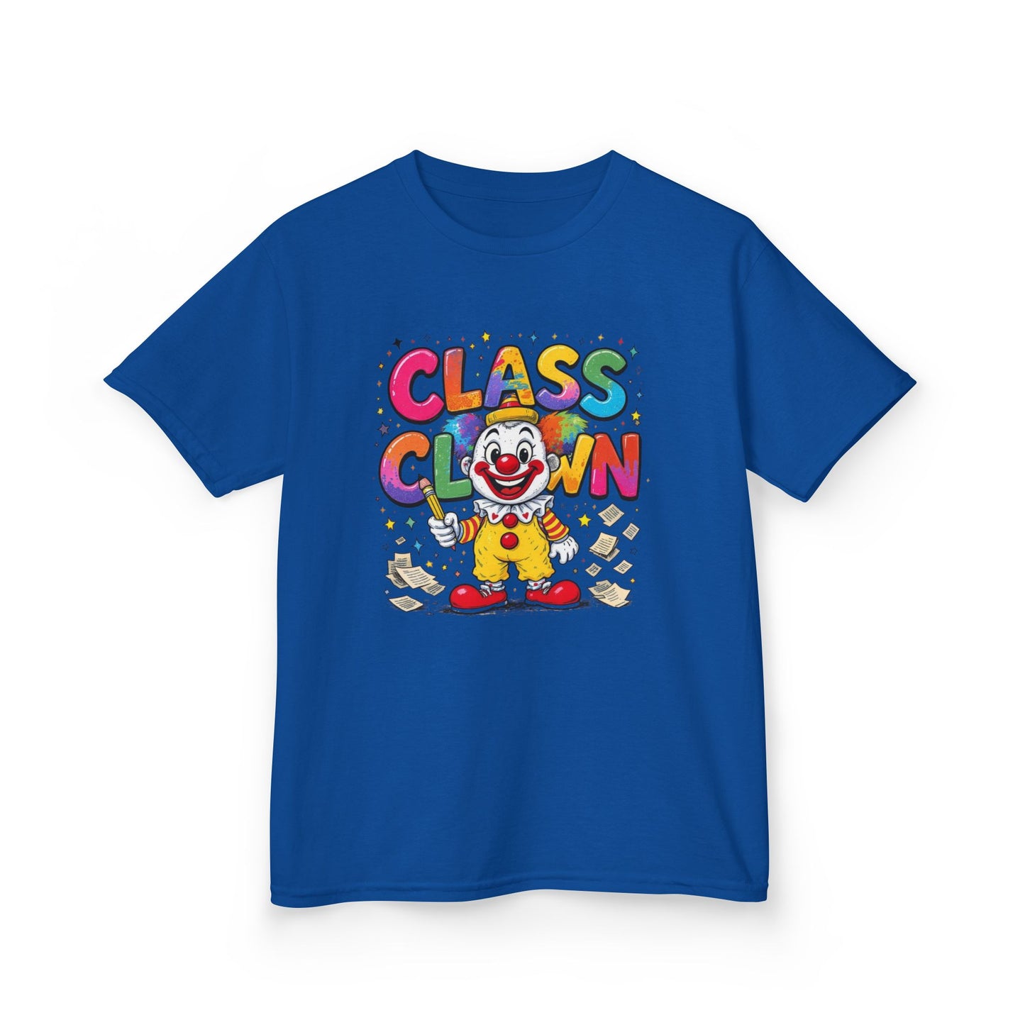 Class Clown Kids Tee - Fun Cotton Tee for Young Jokesters, Birthday Gifts, Classroom Essentials, Playtime Apparel, School Spirit Wear