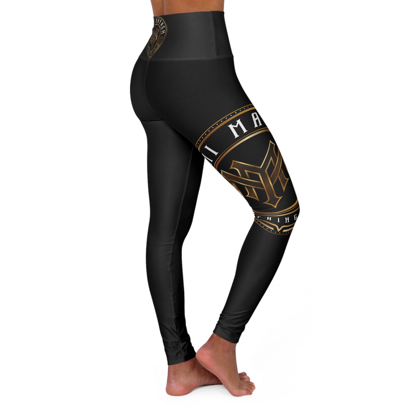 Mami Mayhem - High Waisted Yoga Leggings (AOP)