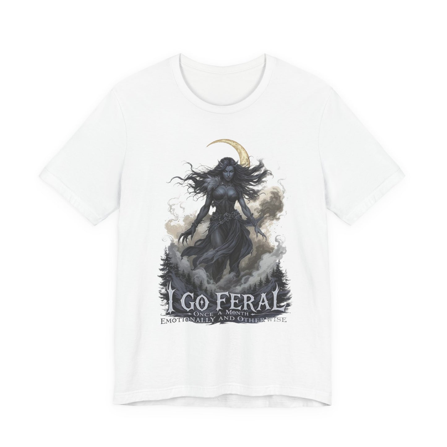 Feral Goddess Graphic Tee, Unisex Shirt for Nature Lovers, Wilderness Adventure Apparel, Unique Gift for Occasions