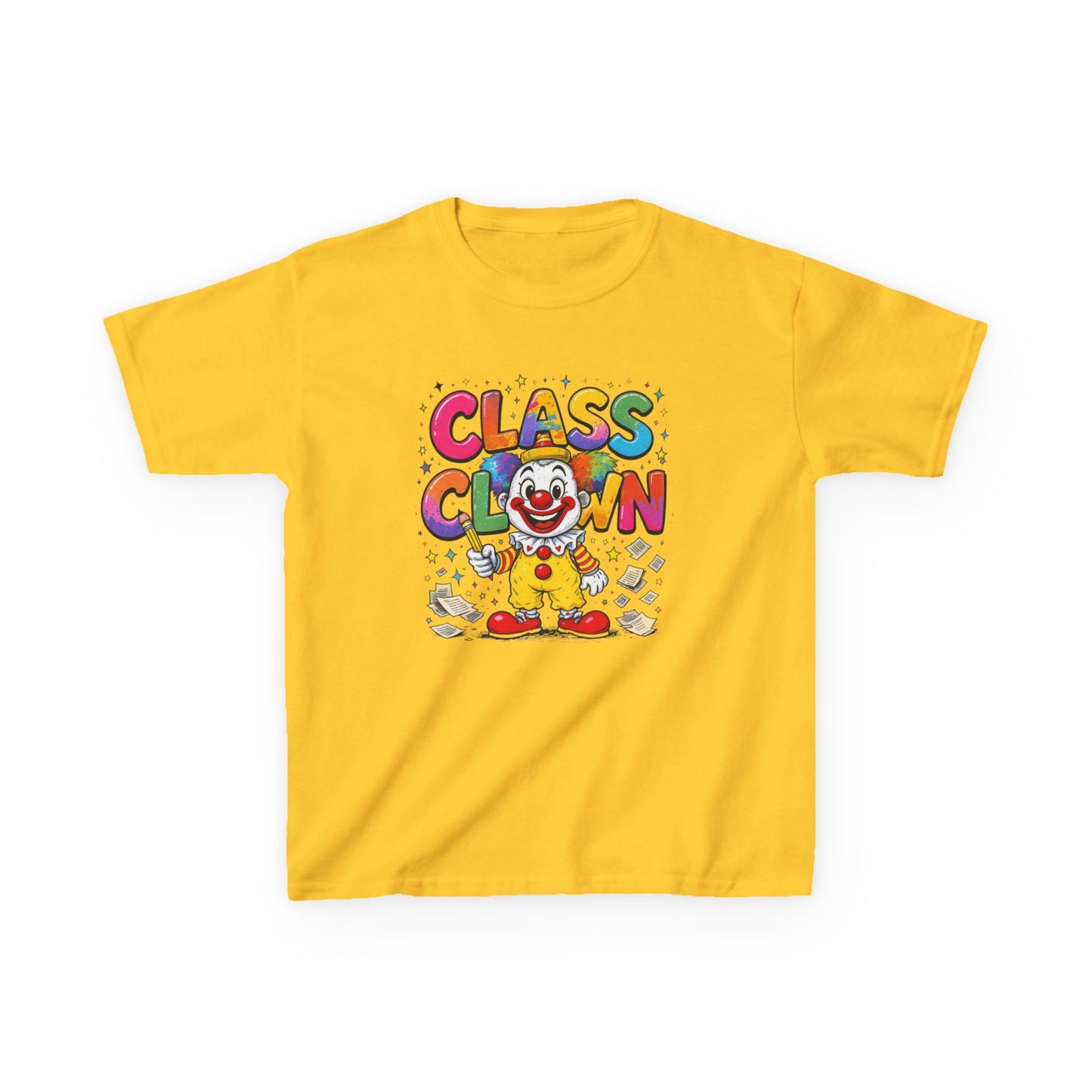 Class Clown Kids Tee - Fun Cotton Tee for Young Jokesters, Birthday Gifts, Classroom Essentials, Playtime Apparel, School Spirit Wear