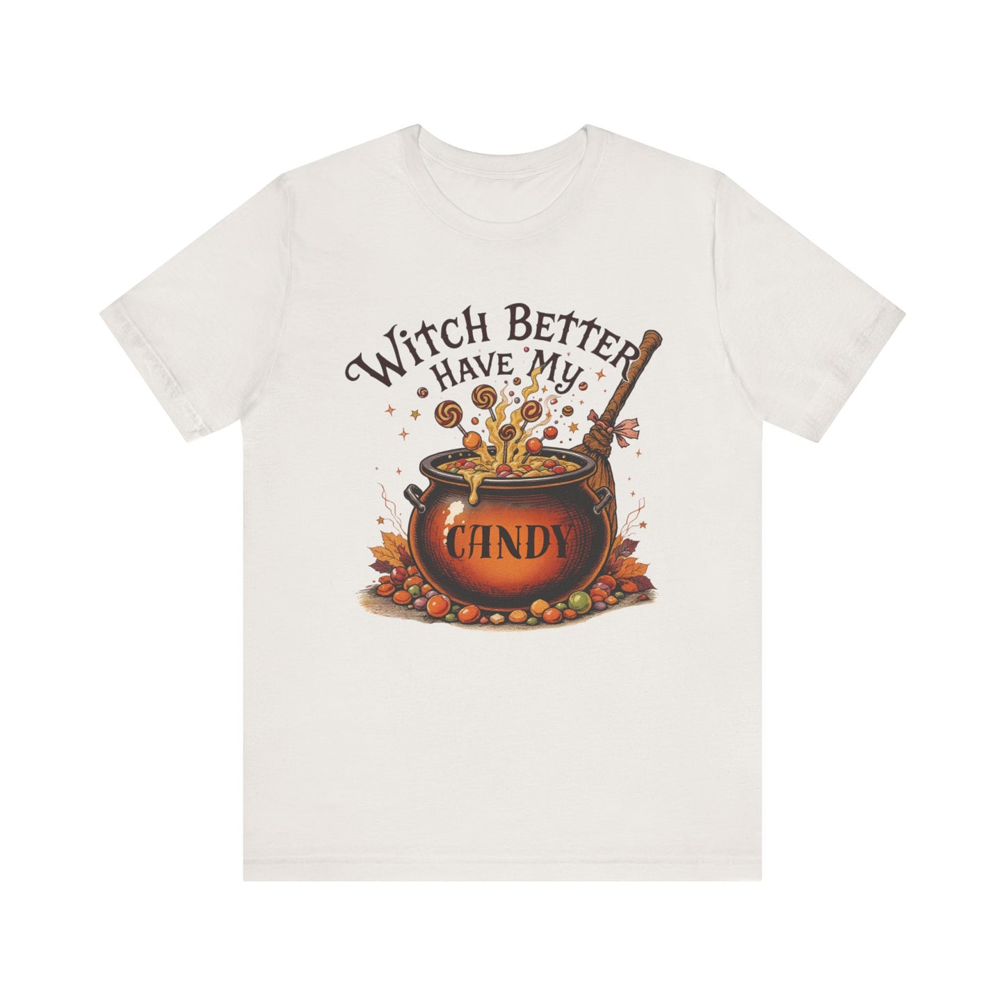 Witchy Halloween T-Shirt, Unisex Tee, Spooky Season Shirt, Trick or Treat Top, Fall Celebration Fashion, Halloween Party Outfit