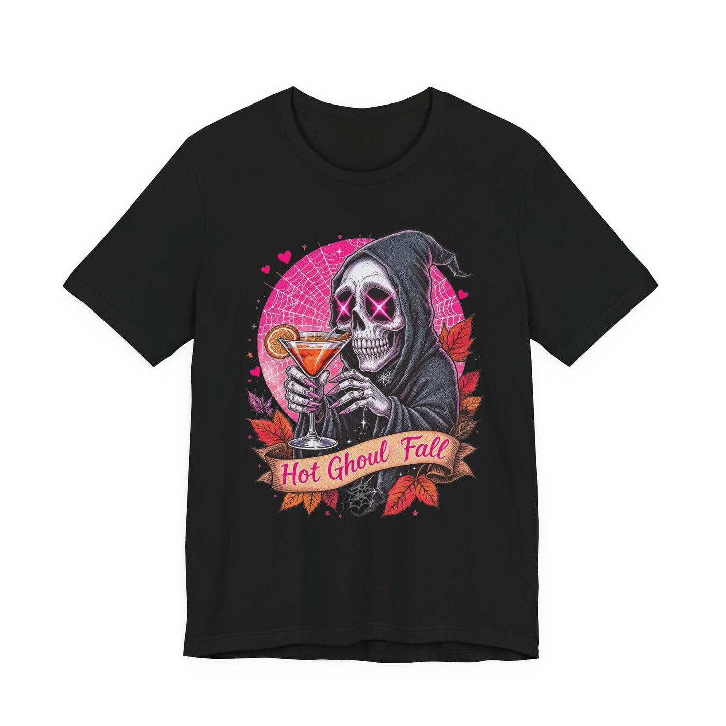 Unisex Halloween Tee, Spooky Graphic Shirt, Hot Ghoul Fall T-Shirt, Funny Halloween Gift, Casual Autumn Wear, Party Attire