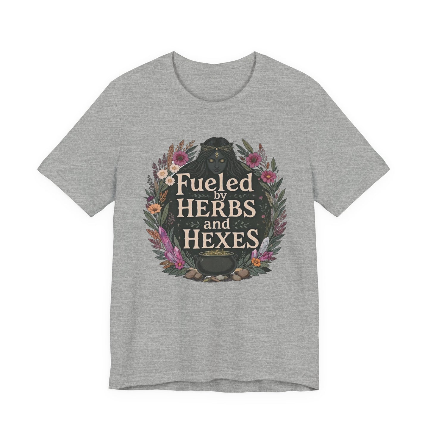 Unisex Herbal Magic Tee, Witchy T-Shirt, Astrology Gifts, Spiritual Apparel, Perfect for Samhain or Everyday Wear