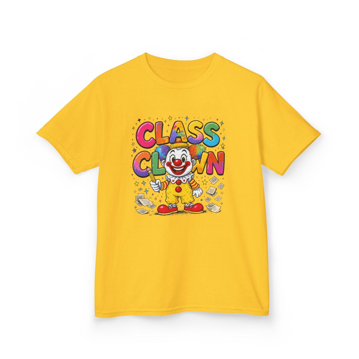 Class Clown Kids Tee - Fun Cotton Tee for Young Jokesters, Birthday Gifts, Classroom Essentials, Playtime Apparel, School Spirit Wear