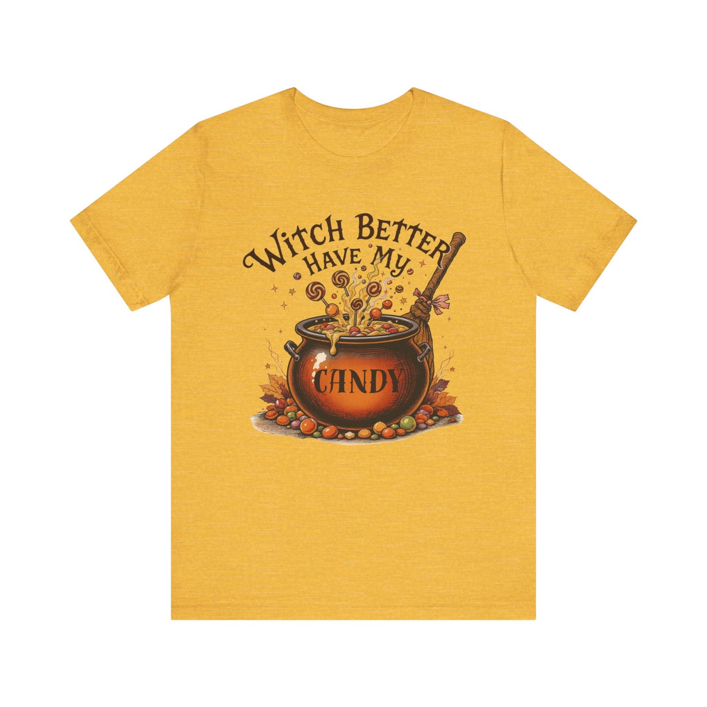 Witchy Halloween T-Shirt, Unisex Tee, Spooky Season Shirt, Trick or Treat Top, Fall Celebration Fashion, Halloween Party Outfit