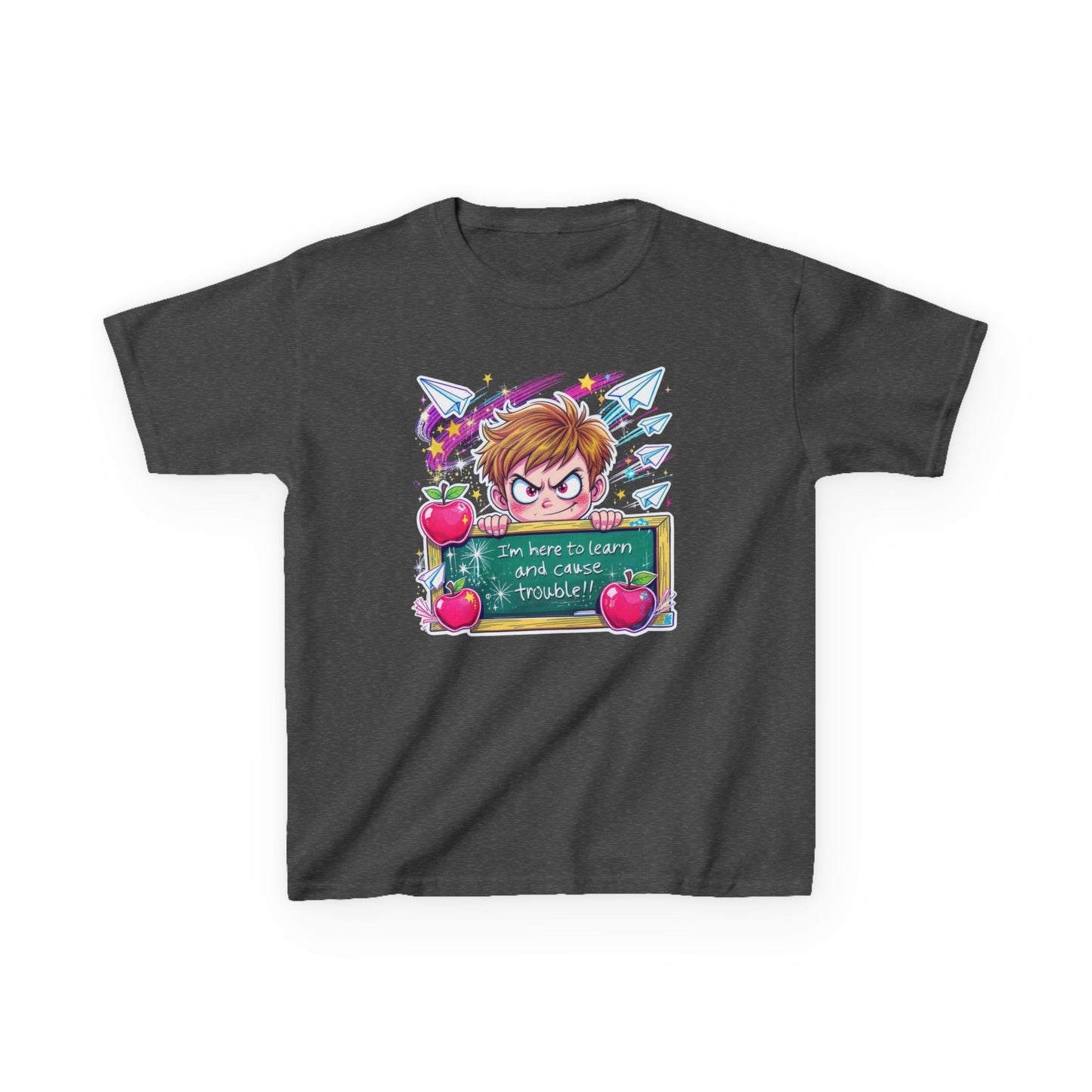 Kids Cotton Tee with Fun Design - Perfect for School Spirit, Birthdays, Playdates, Gifts, Everyday Wear