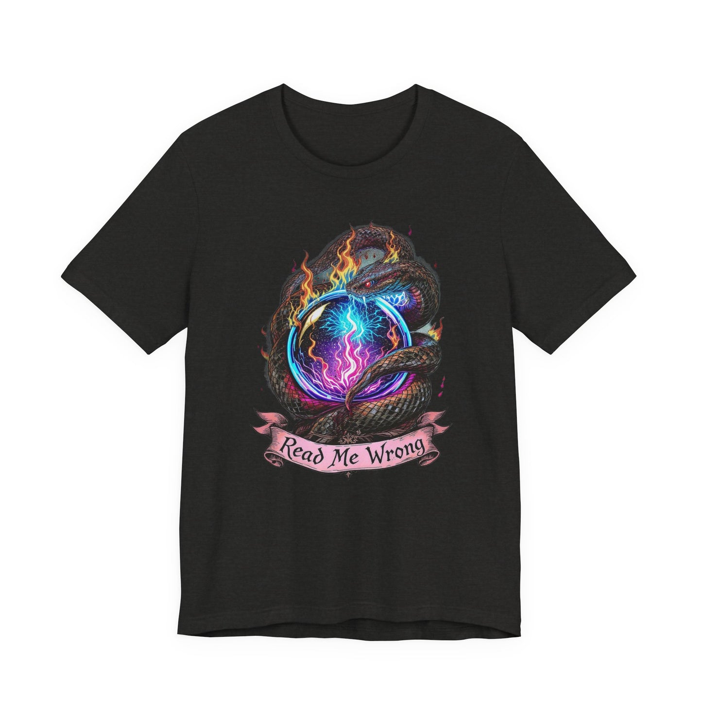 Mystical Short Sleeve Tee, Reading Humor Shirt, Fantasy Graphic T-Shirt, Gift for Book Lovers, Unique Casual Wear, Unisex Apparel