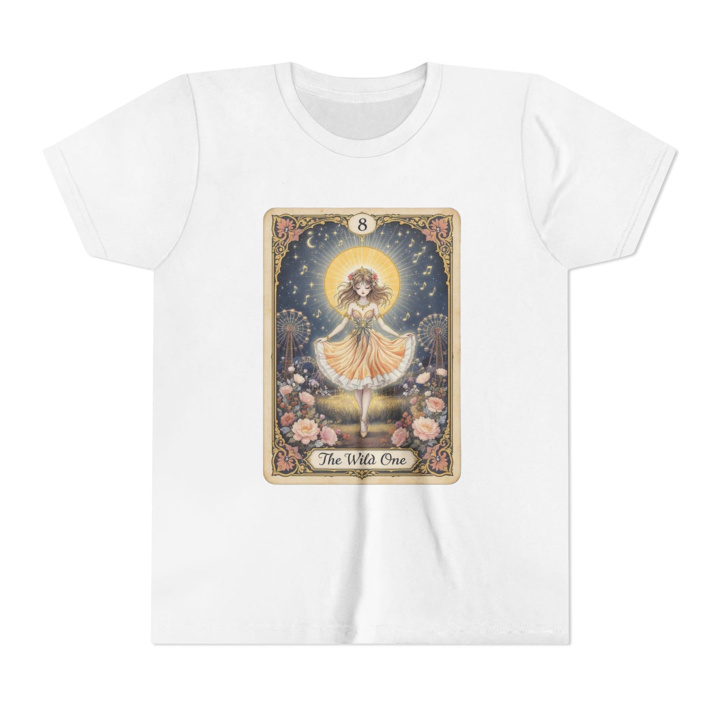 Youth Short Sleeve Tee - Magical Fairy Design, Perfect for Kids' Birthdays, Party Wear, Gift Idea, Daily Wear, Fun Playtime!