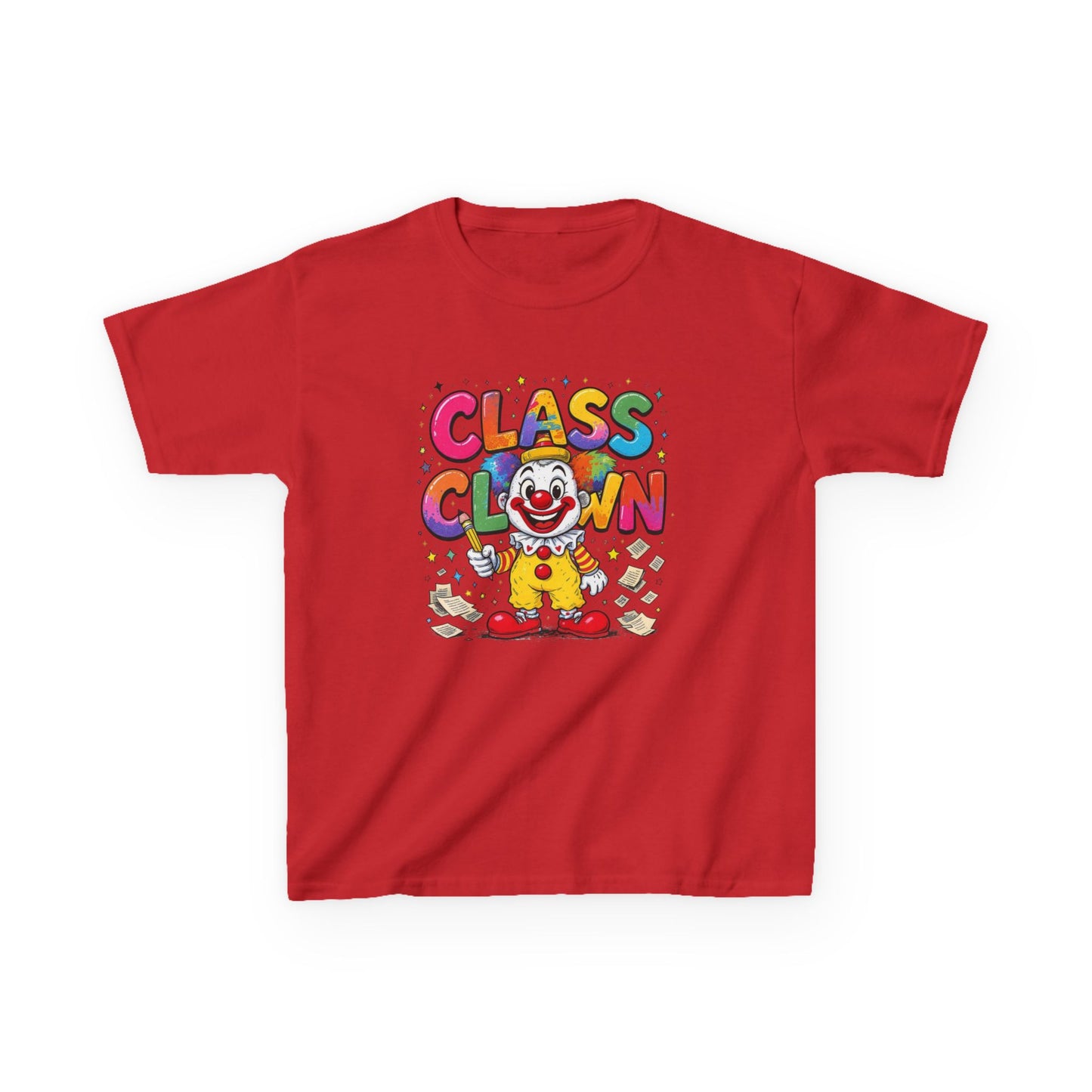 Class Clown Kids Tee - Fun Cotton Tee for Young Jokesters, Birthday Gifts, Classroom Essentials, Playtime Apparel, School Spirit Wear