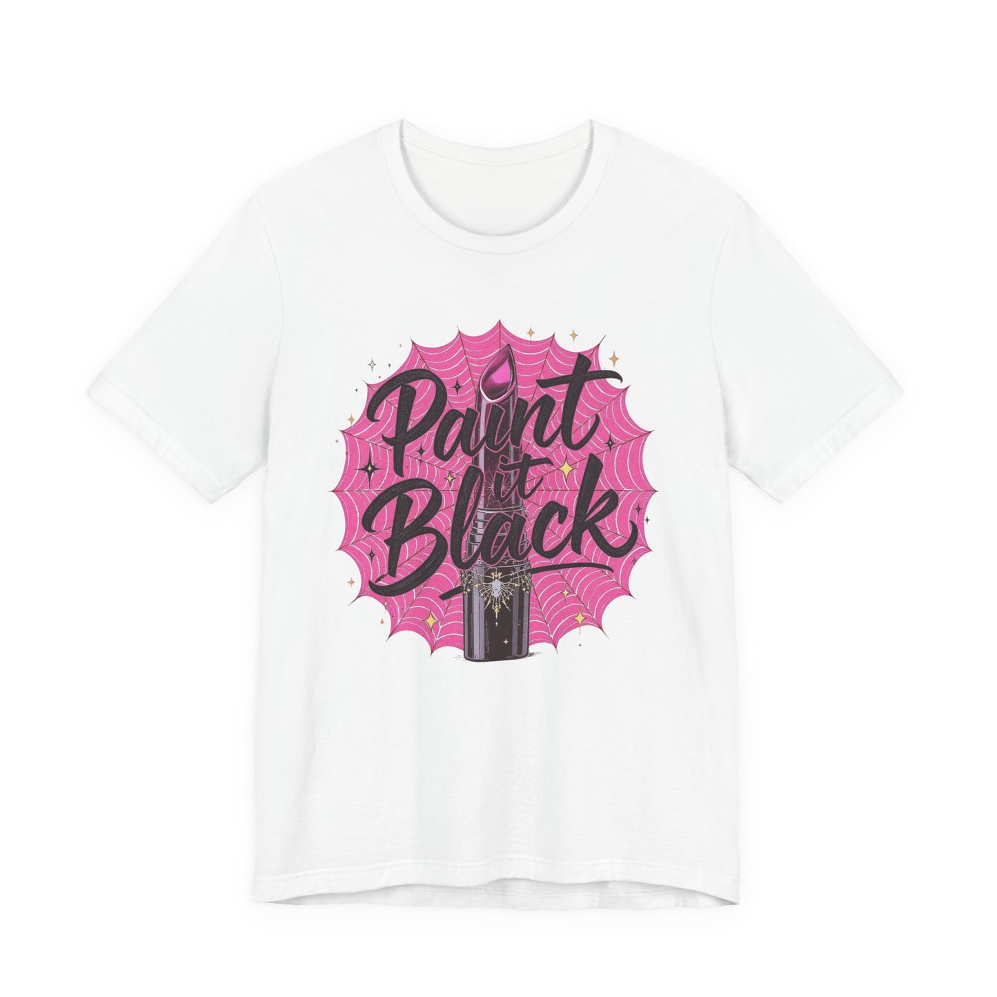 Paint It Black, Chic Artistic Tee, Stylish Graphic T-Shirt, Artsy Gift for Creatives, Casual Wear, Unique Fashion Statement, Art Lover's