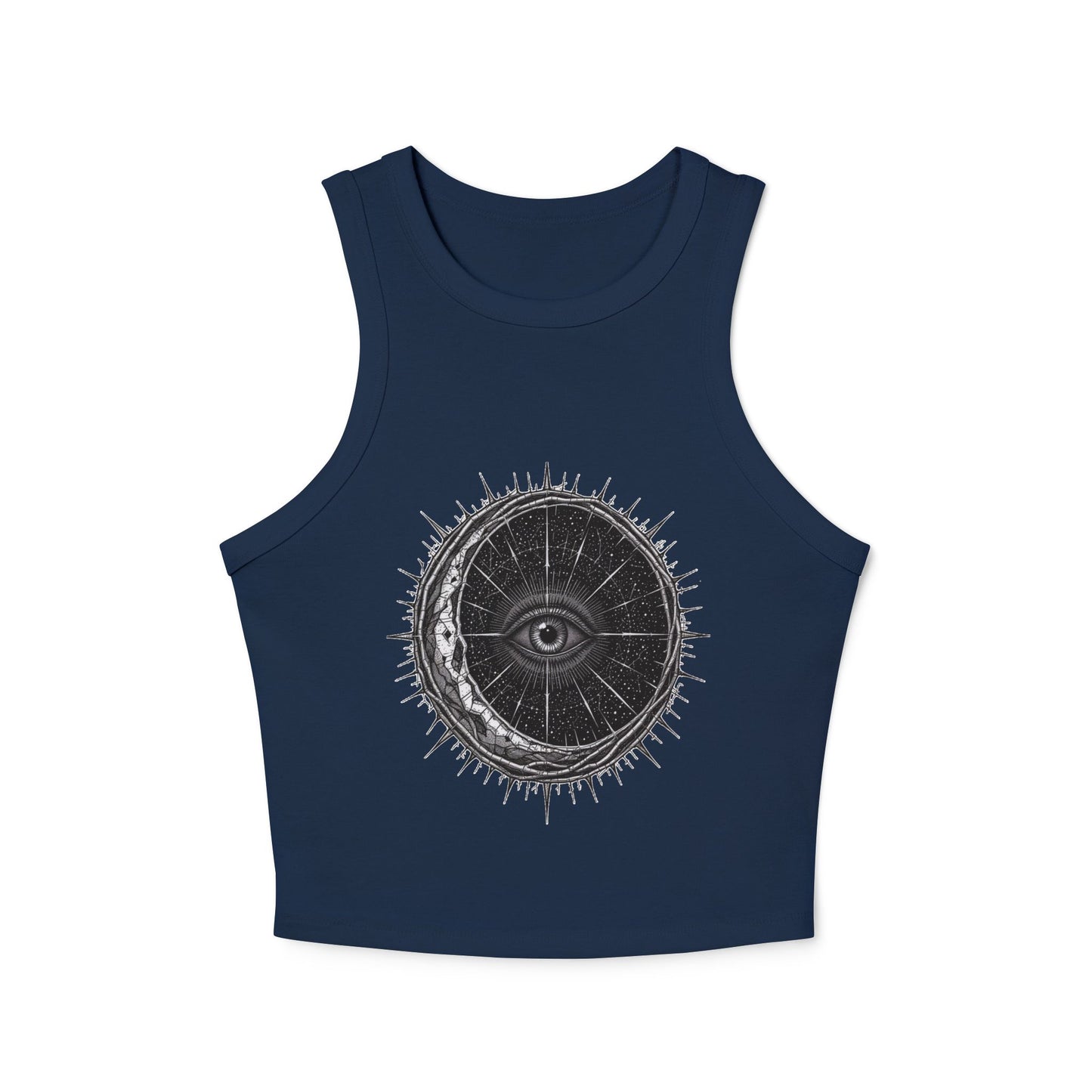 Mystical Eye Graphic Tank Top | Boho Chic, Summer Essential, Festival Wear, Yoga Top, Unique Gift Idea