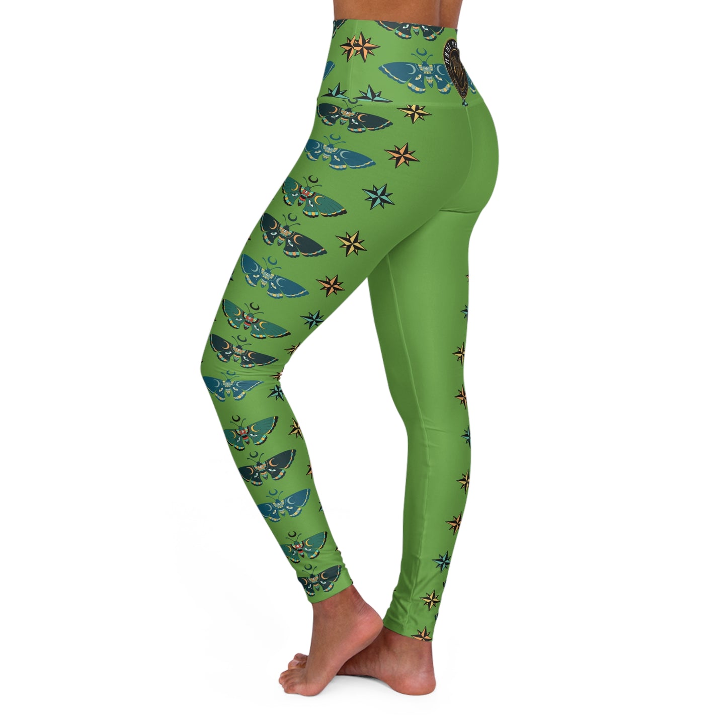 Butterfly High Waisted Yoga Leggings (AOP)
