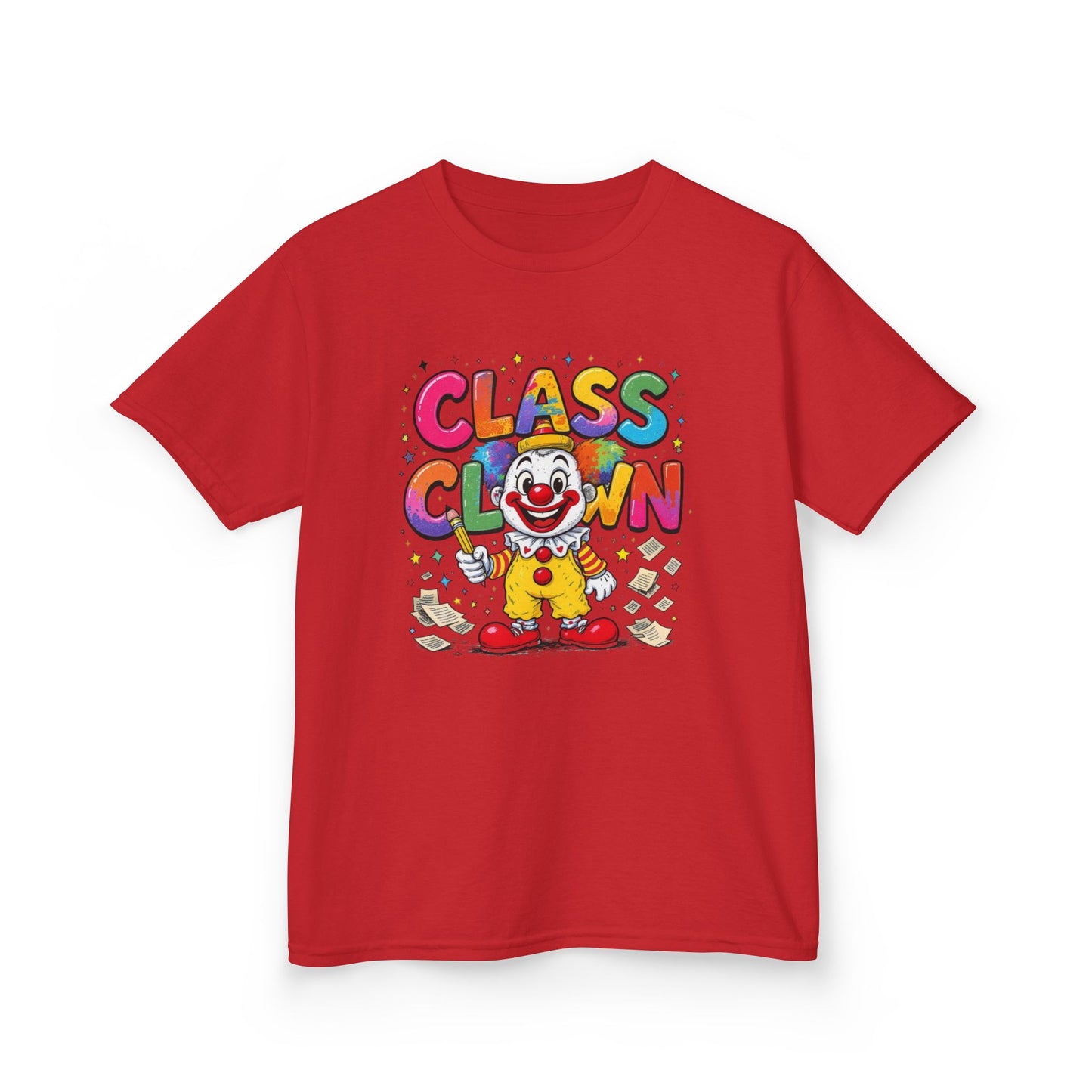 Class Clown Kids Tee - Fun Cotton Tee for Young Jokesters, Birthday Gifts, Classroom Essentials, Playtime Apparel, School Spirit Wear