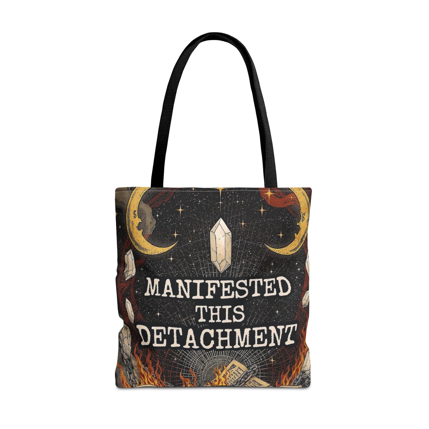 Mystical Manifestation Tote Bag, Boho Tote, Witchy Tote, Spiritual Bag, Gift for Him/Her, Everyday Carryall