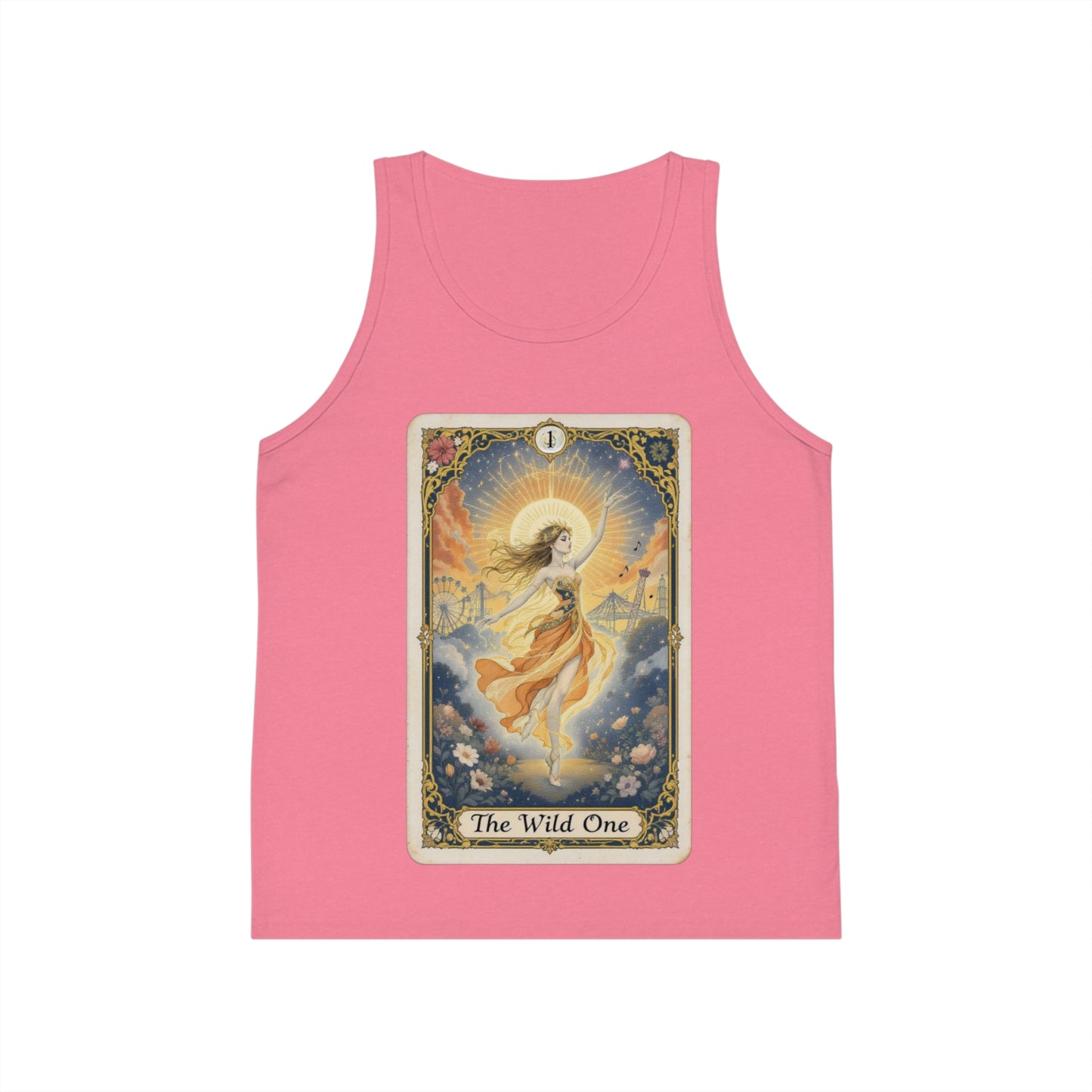 Magical Kid's Jersey Tank Top, Wild One Graphic Tee, Summer Fun Shirt, Playful Youth Apparel, Birthday Gift, Festival Outfit
