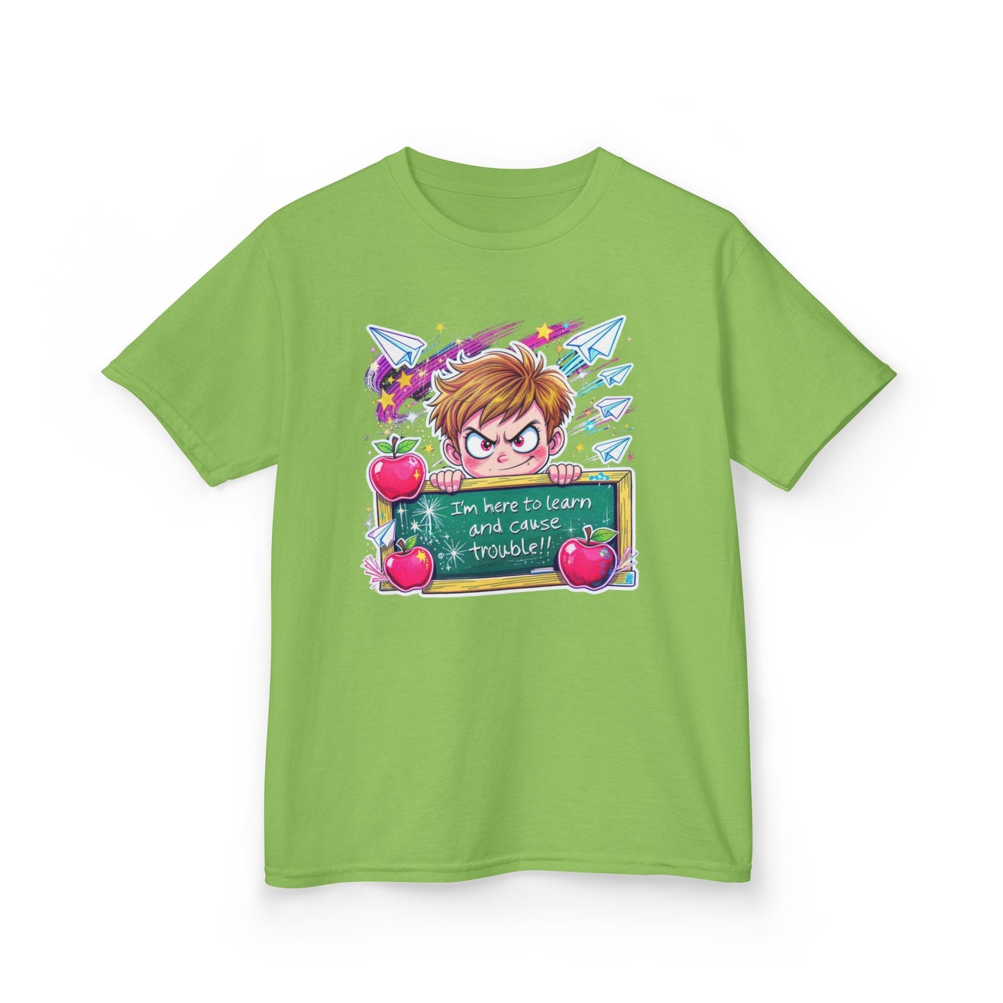 Kids Cotton Tee with Fun Design - Perfect for School Spirit, Birthdays, Playdates, Gifts, Everyday Wear