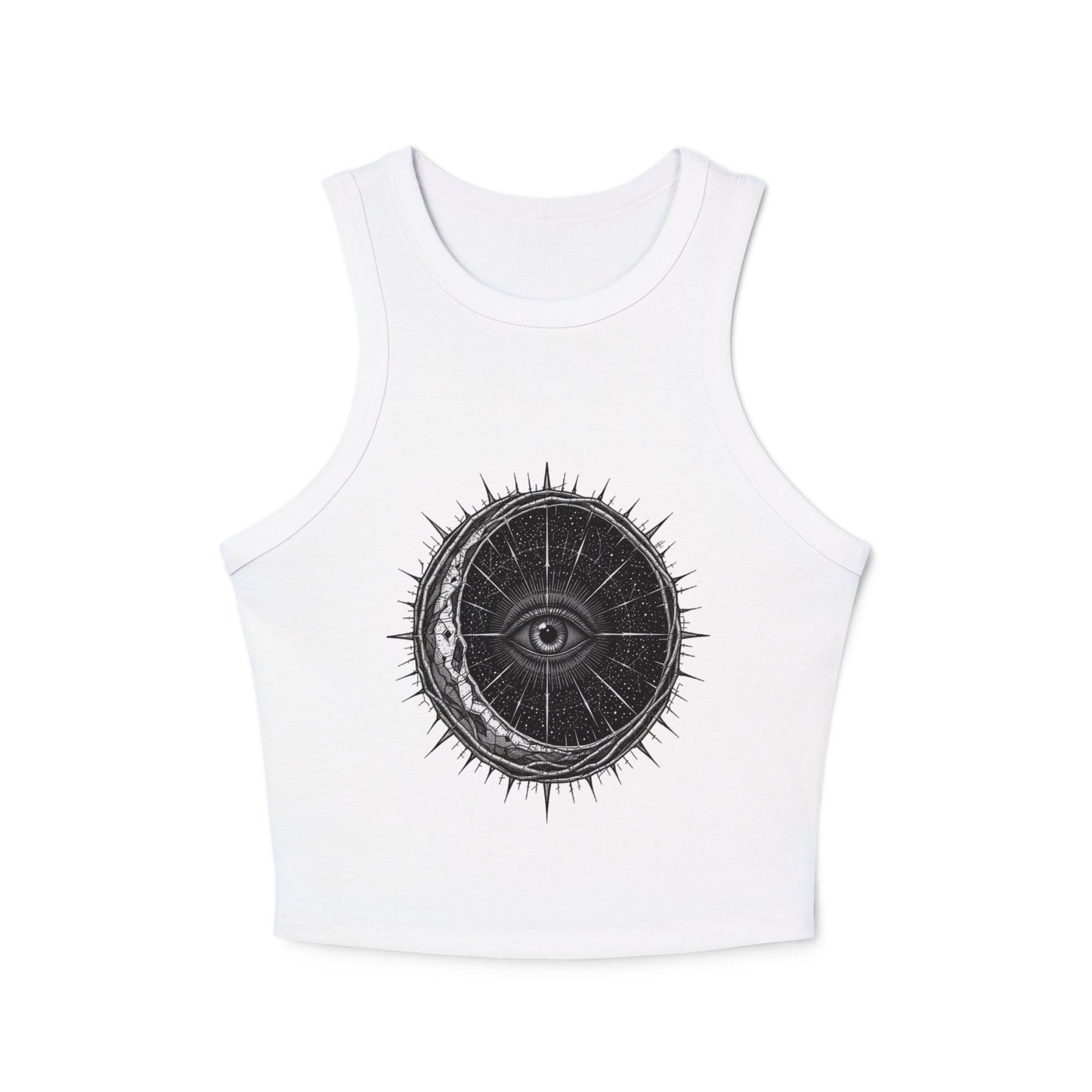 Mystical Eye Graphic Tank Top | Boho Chic, Summer Essential, Festival Wear, Yoga Top, Unique Gift Idea