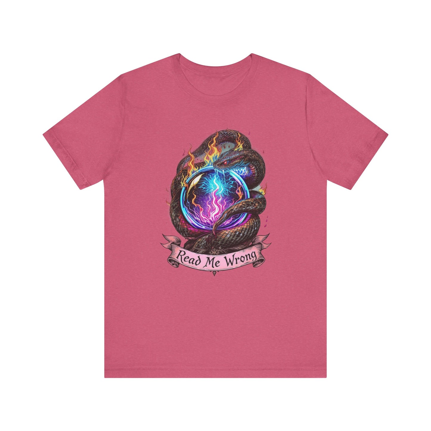Mystical Short Sleeve Tee, Reading Humor Shirt, Fantasy Graphic T-Shirt, Gift for Book Lovers, Unique Casual Wear, Unisex Apparel