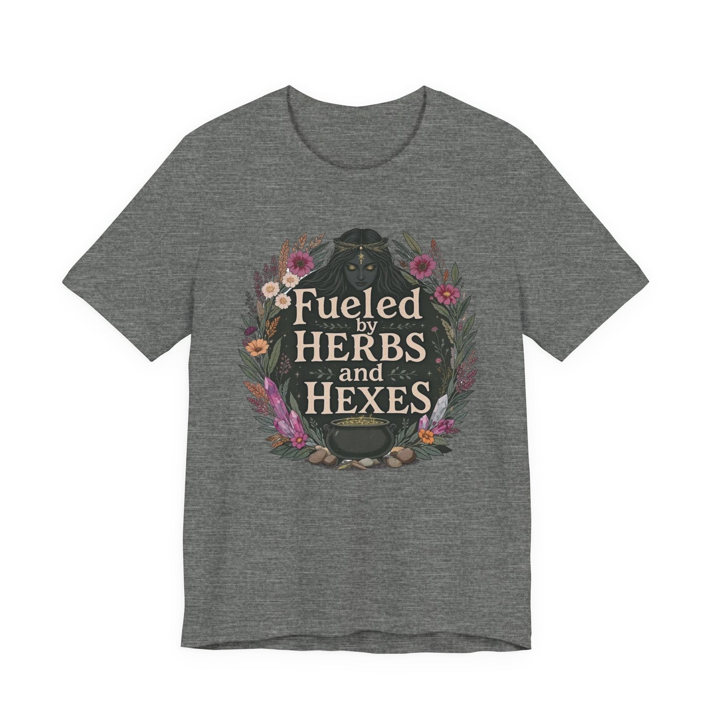 Unisex Herbal Magic Tee, Witchy T-Shirt, Astrology Gifts, Spiritual Apparel, Perfect for Samhain or Everyday Wear