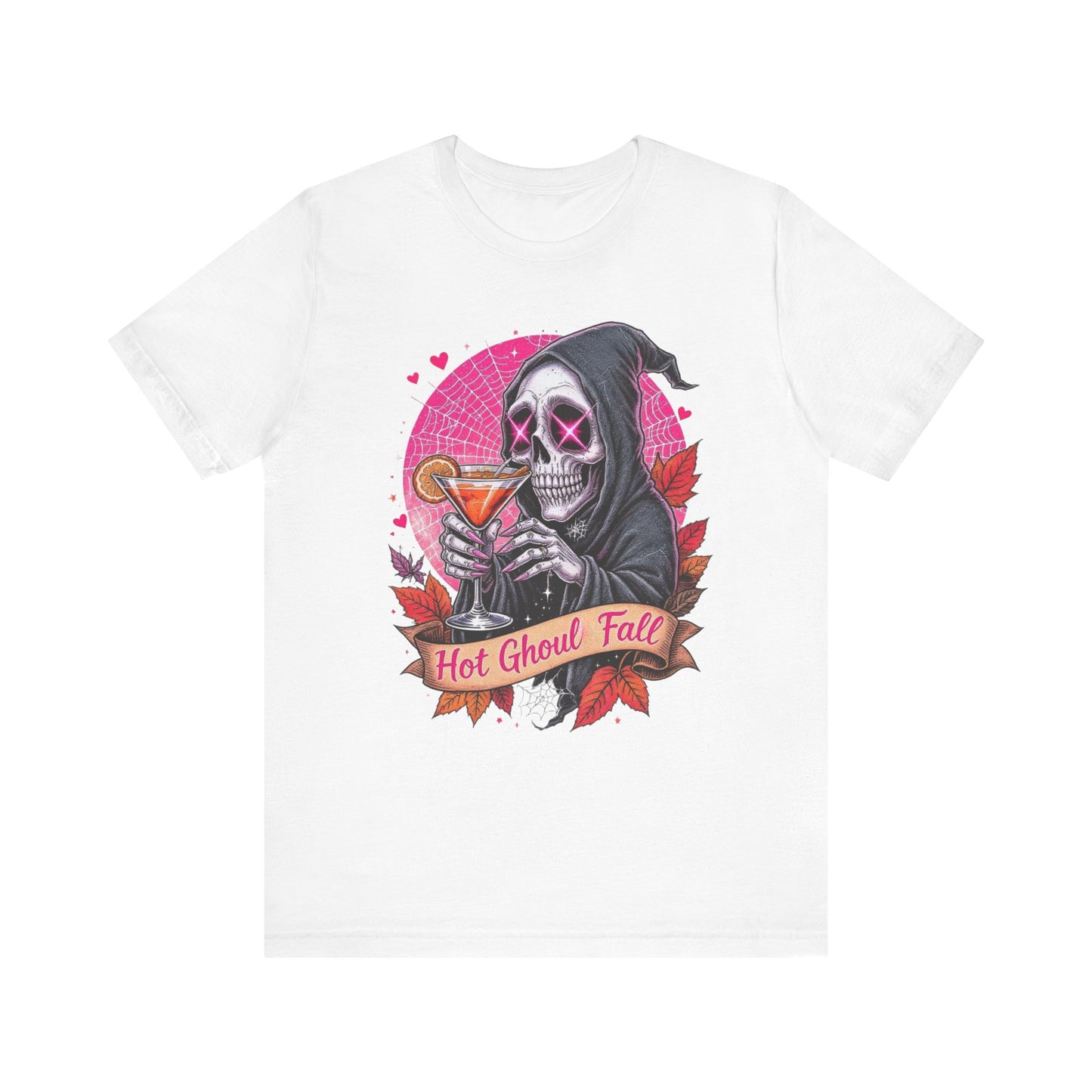 Unisex Halloween Tee, Spooky Graphic Shirt, Hot Ghoul Fall T-Shirt, Funny Halloween Gift, Casual Autumn Wear, Party Attire