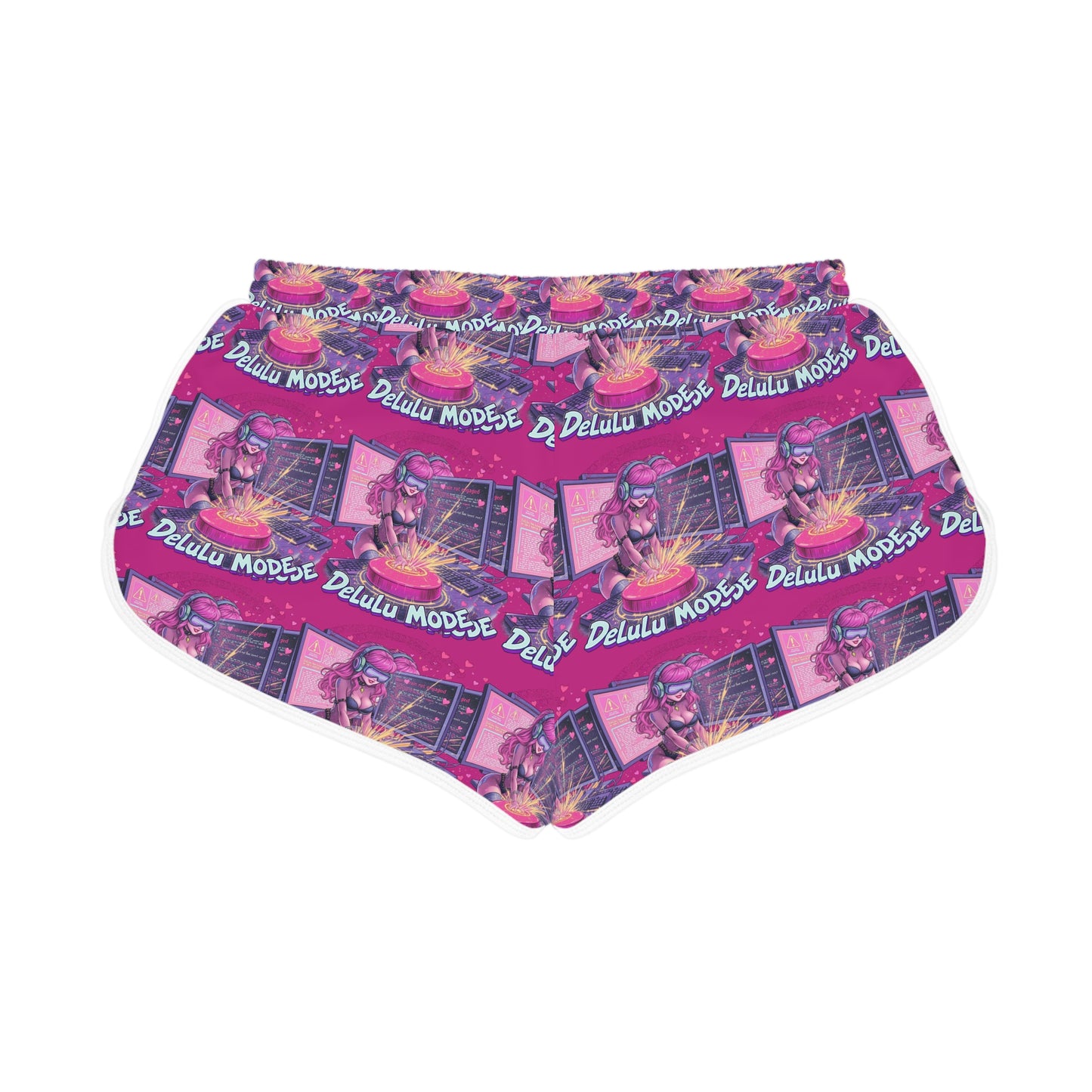 Gamer Girl Shorts, Video Game Lounge Wear, Gaming Apparel, Cute Gaming Clothes, Delulu Gamer Girl Shorts