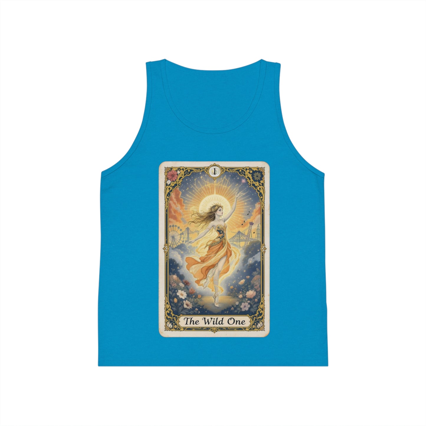 Magical Kid's Jersey Tank Top, Wild One Graphic Tee, Summer Fun Shirt, Playful Youth Apparel, Birthday Gift, Festival Outfit