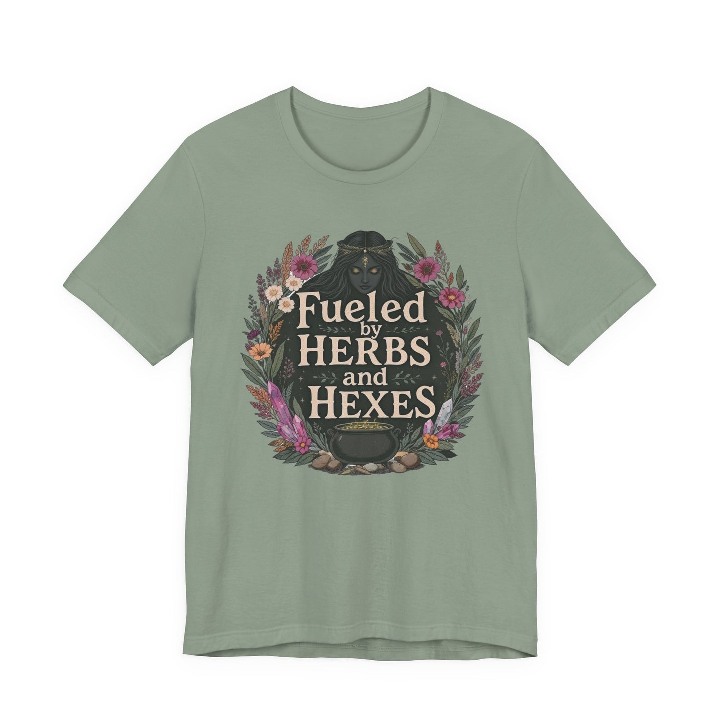 Unisex Herbal Magic Tee, Witchy T-Shirt, Astrology Gifts, Spiritual Apparel, Perfect for Samhain or Everyday Wear