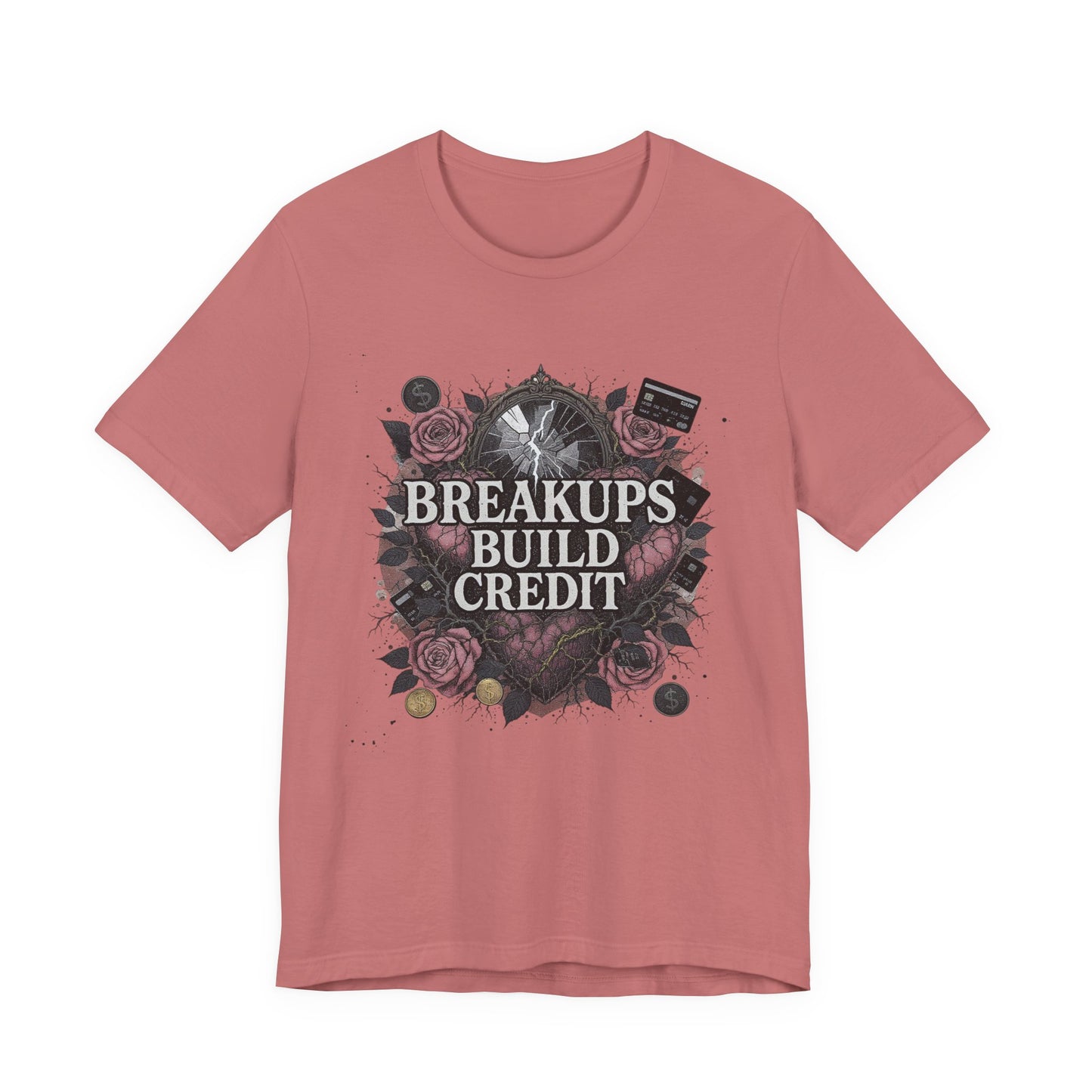 Breakup T-Shirt - Unisex Tee, Relationship Split Shirt, Heartbreak Top, Divorce Clothing, Sadness Tee