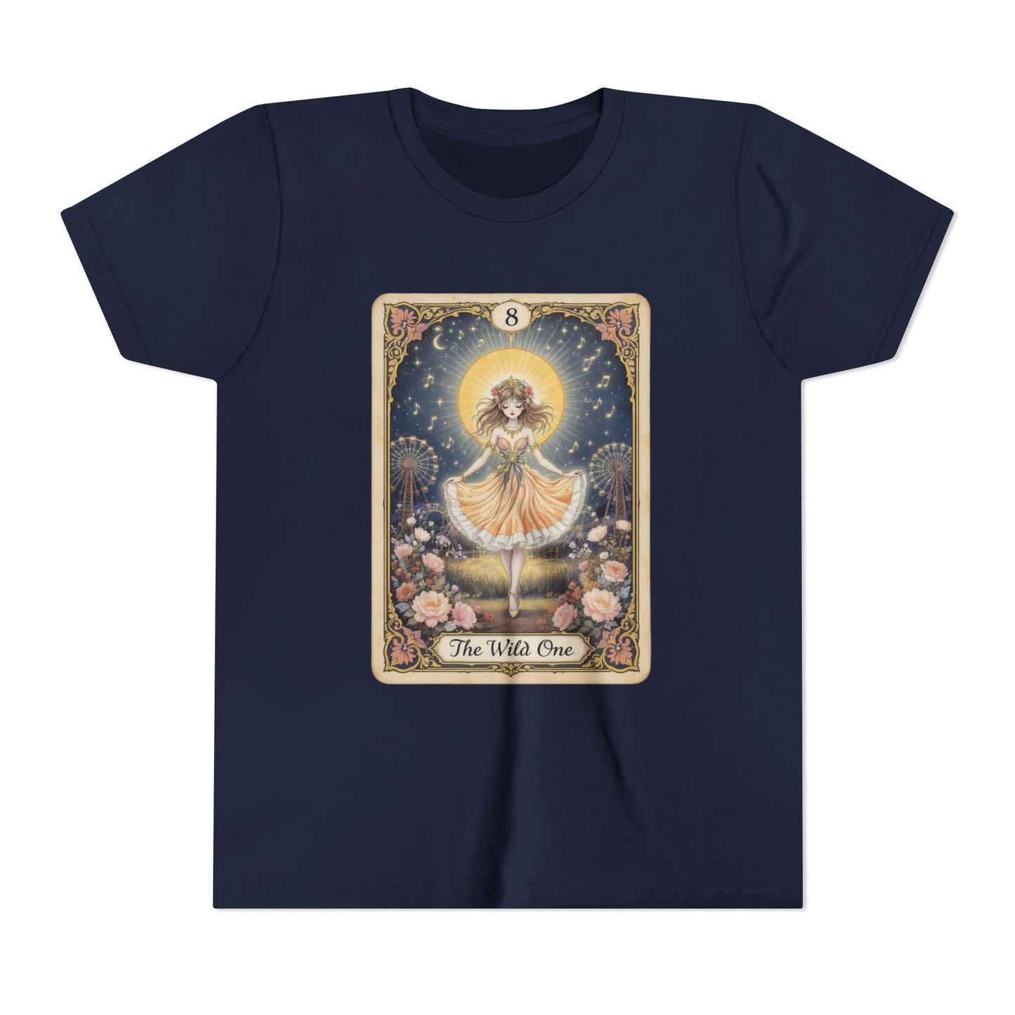 Youth Short Sleeve Tee - Magical Fairy Design, Perfect for Kids' Birthdays, Party Wear, Gift Idea, Daily Wear, Fun Playtime!
