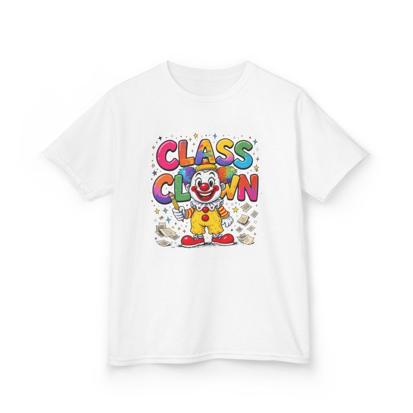 Class Clown Kids Tee - Fun Cotton Tee for Young Jokesters, Birthday Gifts, Classroom Essentials, Playtime Apparel, School Spirit Wear