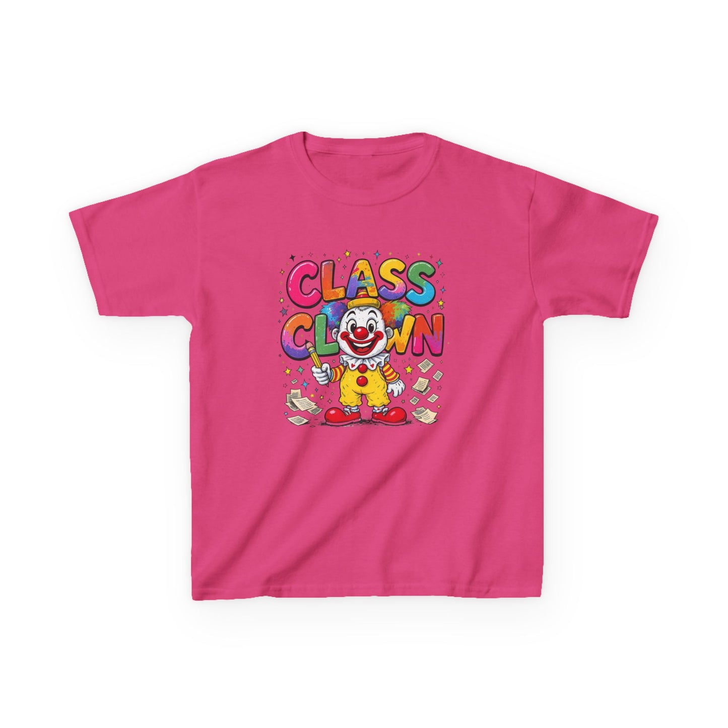Class Clown Kids Tee - Fun Cotton Tee for Young Jokesters, Birthday Gifts, Classroom Essentials, Playtime Apparel, School Spirit Wear