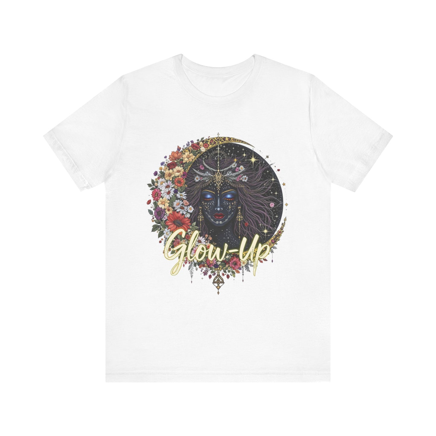 Glow Up Unisex Tee: Positive Vibe Shirt, Inspirational Gift, Women's Fashion, Motivational T-Shirt, Unique Graphic Tee