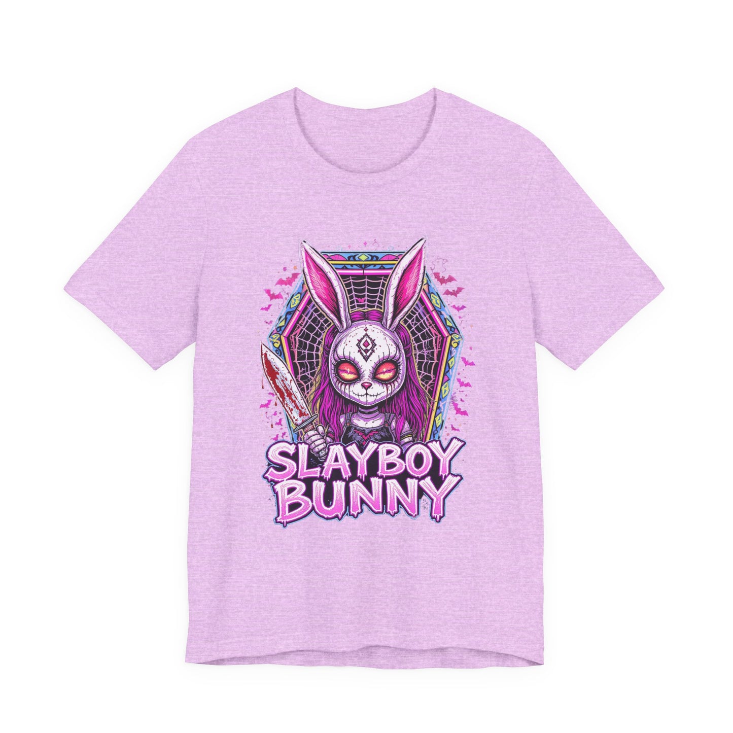 Slayboy Bunny T-Shirt - Unisex Jersey Tee, Funny Graphic Tee, Gift for Bunny Lovers, Halloween Outfit, Statement Shirt