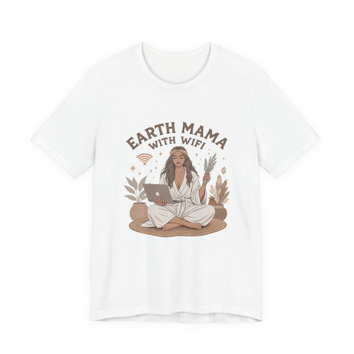 Earth Mama Unisex Tee - Comfortable Casual Shirt, Boho Vibe Tee, Perfect Gift for Moms, Cozy Homewear, Earthy Aesthetic Apparel