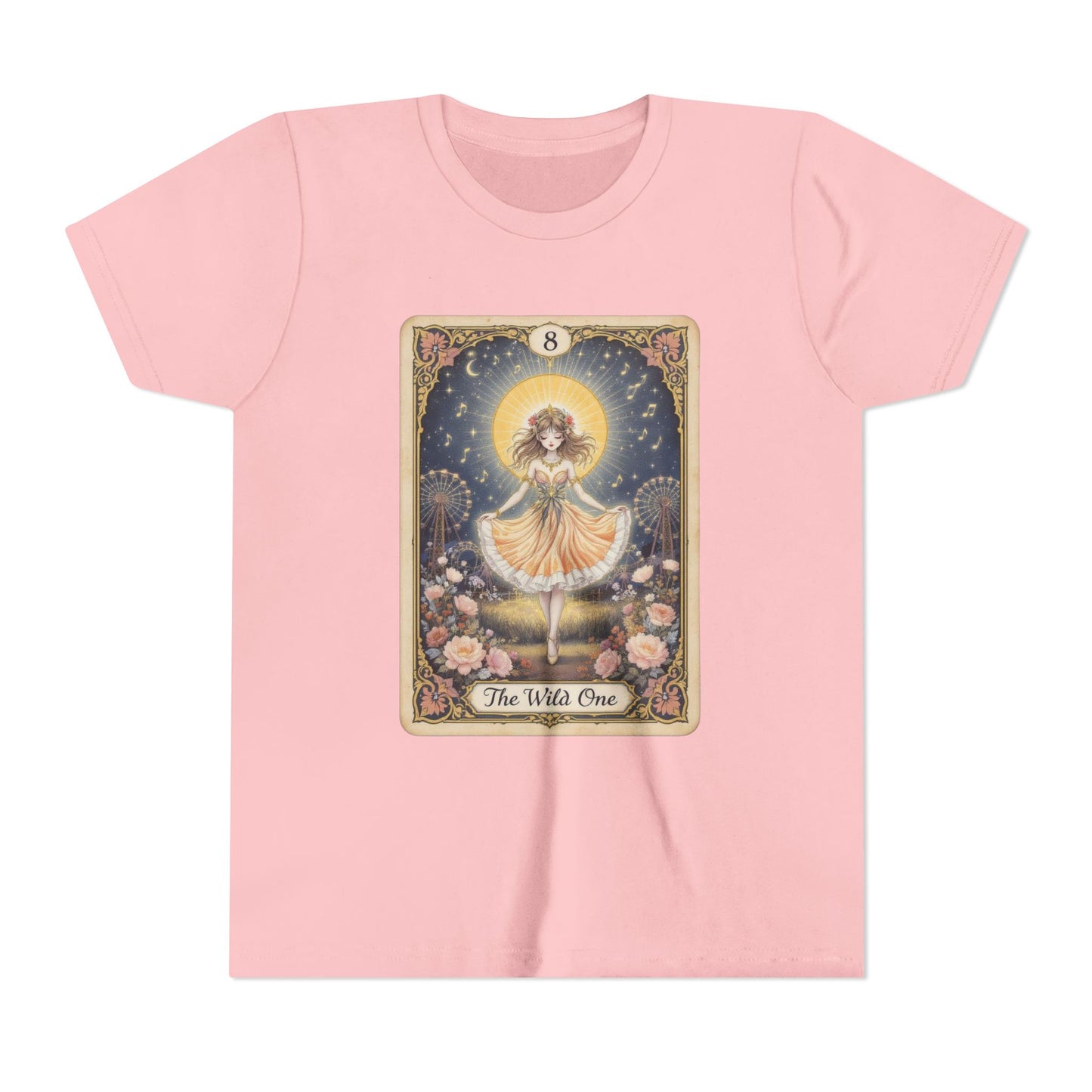 Youth Short Sleeve Tee - Magical Fairy Design, Perfect for Kids' Birthdays, Party Wear, Gift Idea, Daily Wear, Fun Playtime!