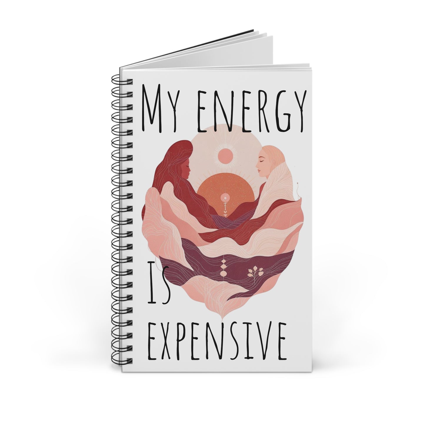 My Energy is Expensive Spiral Journal - Affirmation Notebook, Gift for Self-Care, Stylish Journaling, Inspirational Gift, Eco-Friendly [...]