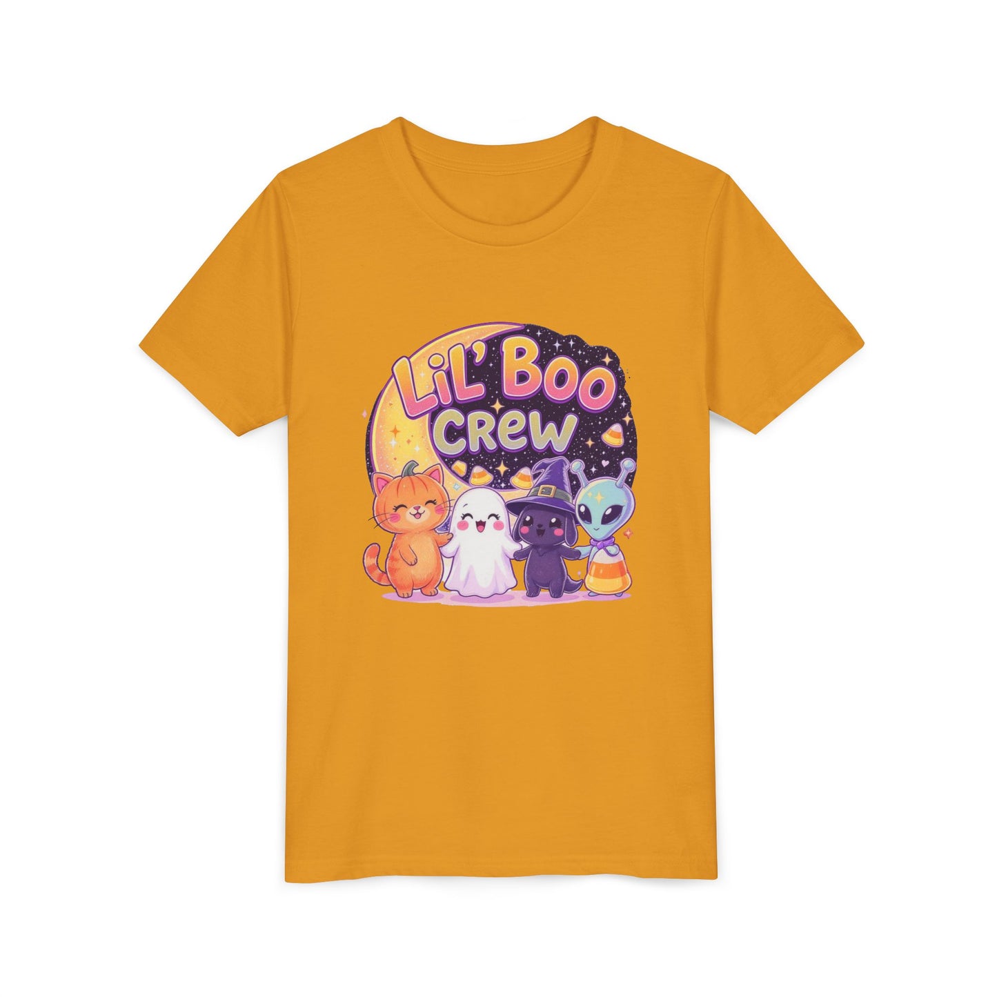 Lil Boo Crew Youth Tee - Fun Halloween Shirt for Kids, Cute Cat & Ghost Design, Perfect for Halloween Parties, Trick or Treat, Fall [...]