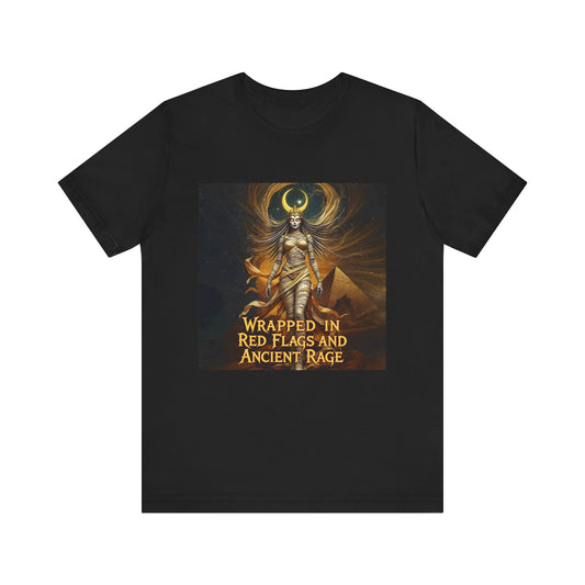 Wrapped in Red Flags and Ancient Rage Tee, Graphic T-Shirt, Unisex Tee, Trendy Streetwear, Gift for Her