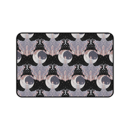 Celestial Workspace Desk Mat, Moon Decorative Mat, Office Decor, Astrology Gift, Gaming Surface, Witchy Desk Accessories