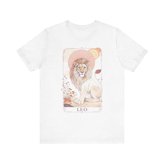 Leo Zodiac T-Shirt, Zodiac Sign Fashion, Astrology Tee, Unisex Astrology Gift, Horoscope Apparel, Gifts for Leo