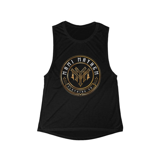Mami Mayhem - Women's Flowy Scoop Muscle Tank