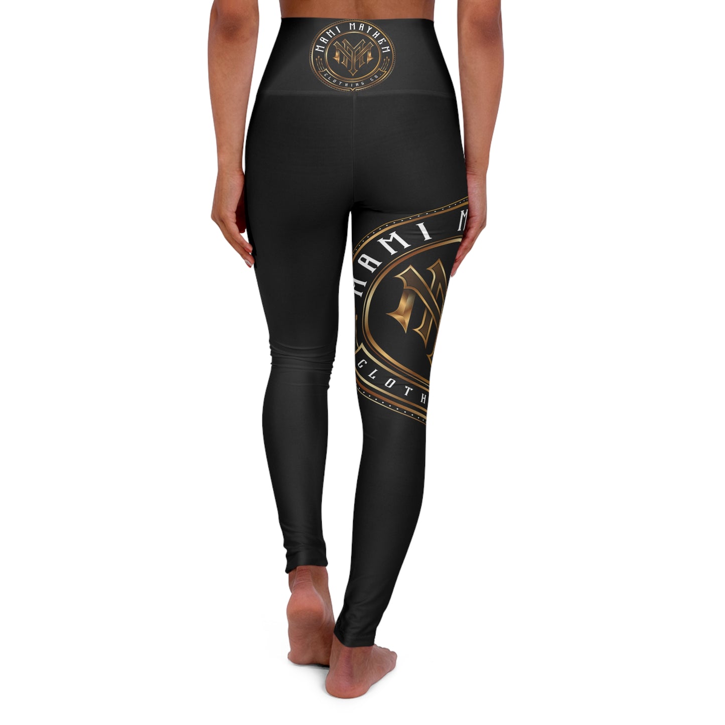 Mami Mayhem - High Waisted Yoga Leggings (AOP)