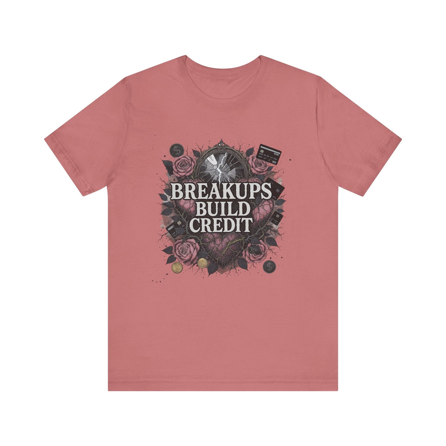 Breakup T-Shirt - Unisex Tee, Relationship Split Shirt, Heartbreak Top, Divorce Clothing, Sadness Tee
