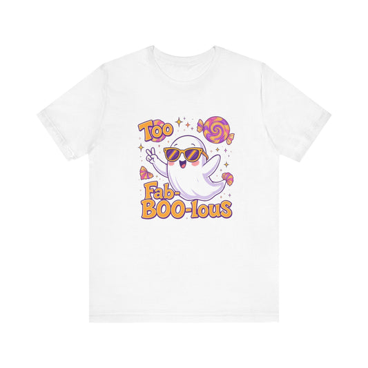 Ghostly FabBOOlous Tee - Fun Halloween T-Shirt, Halloween Gift, Cute Ghost Shirt, Unisex Tee, Fall Fashion