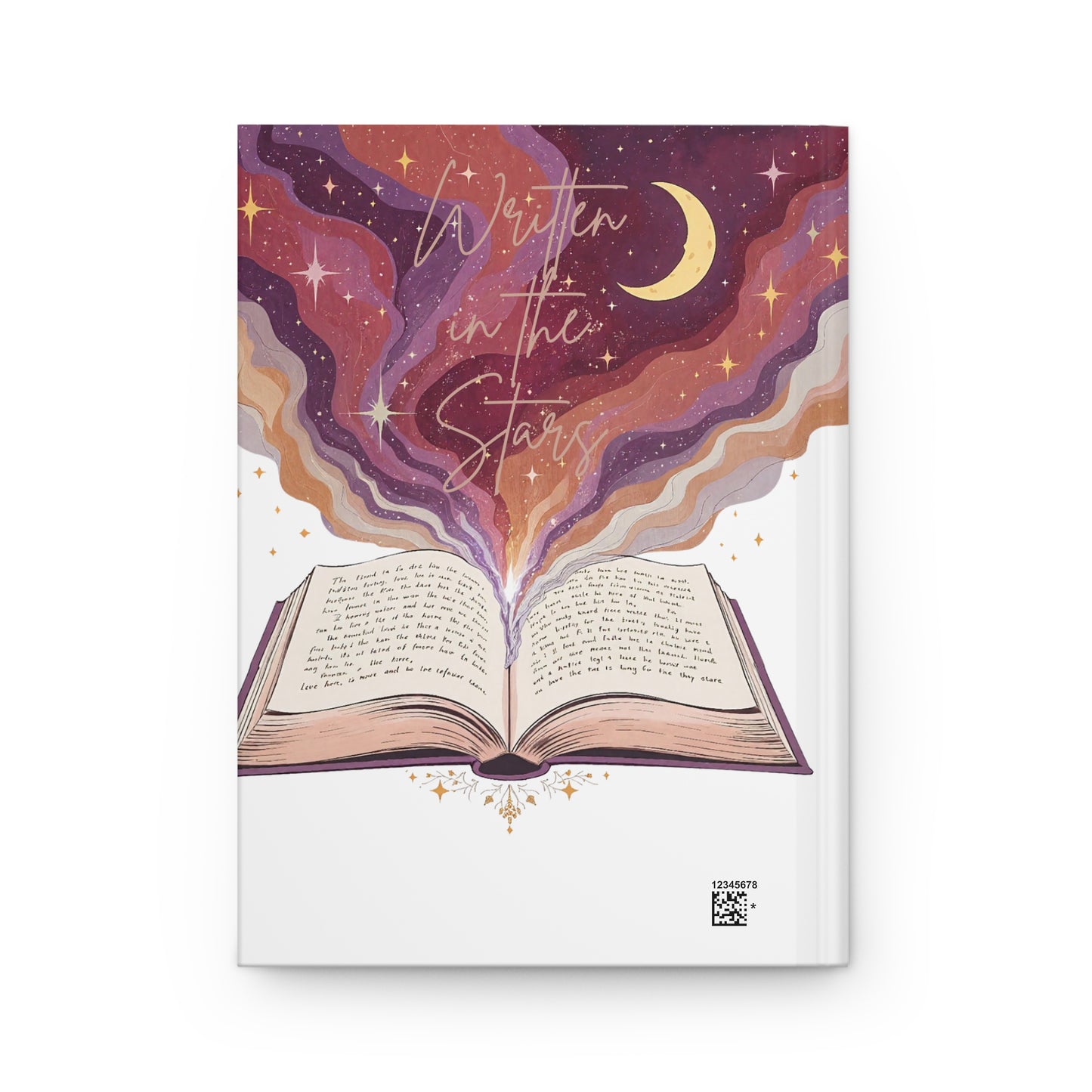 Celestial Hardcover Journal - Written in the Stars, Writing Notebook, Gift for Dreamers, Lunar Journal, Astrology Lover's Diary, [...]