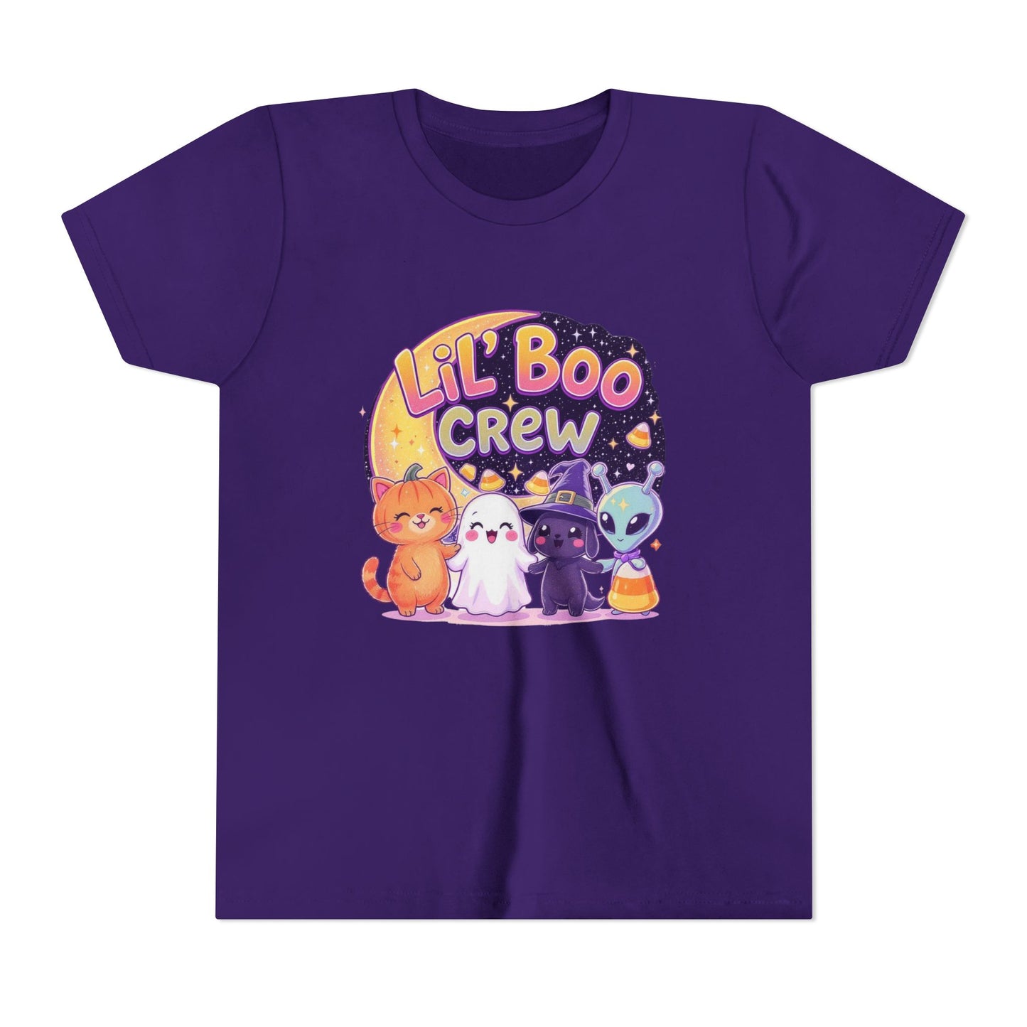 Lil Boo Crew Youth Tee - Fun Halloween Shirt for Kids, Cute Cat & Ghost Design, Perfect for Halloween Parties, Trick or Treat, Fall [...]
